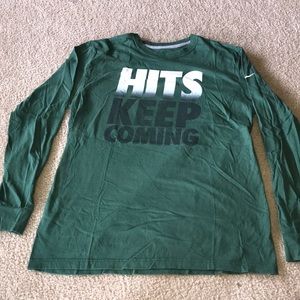 Hunter green Nike long sleeve size large